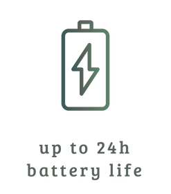up to 24h battery life